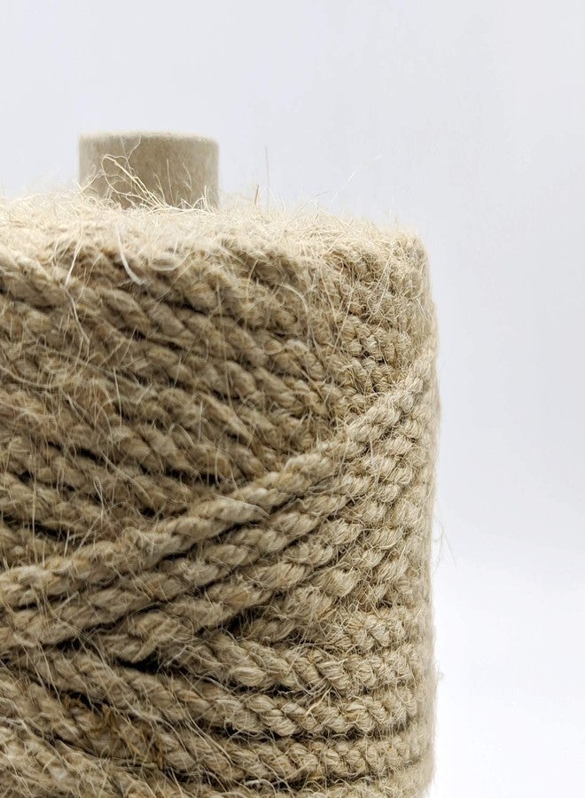 BOBBINY بوبيني | حبل من خيوط الجوت الملون القوي المجدول، حبل من خيوط الكتان، حبل ريفي، حبل من خيوط الخيش، حبل تغليف هدايا الحفلات وخيوط لمشاريع أخرى | بني | 3 مم، 20 متراً - Image 4